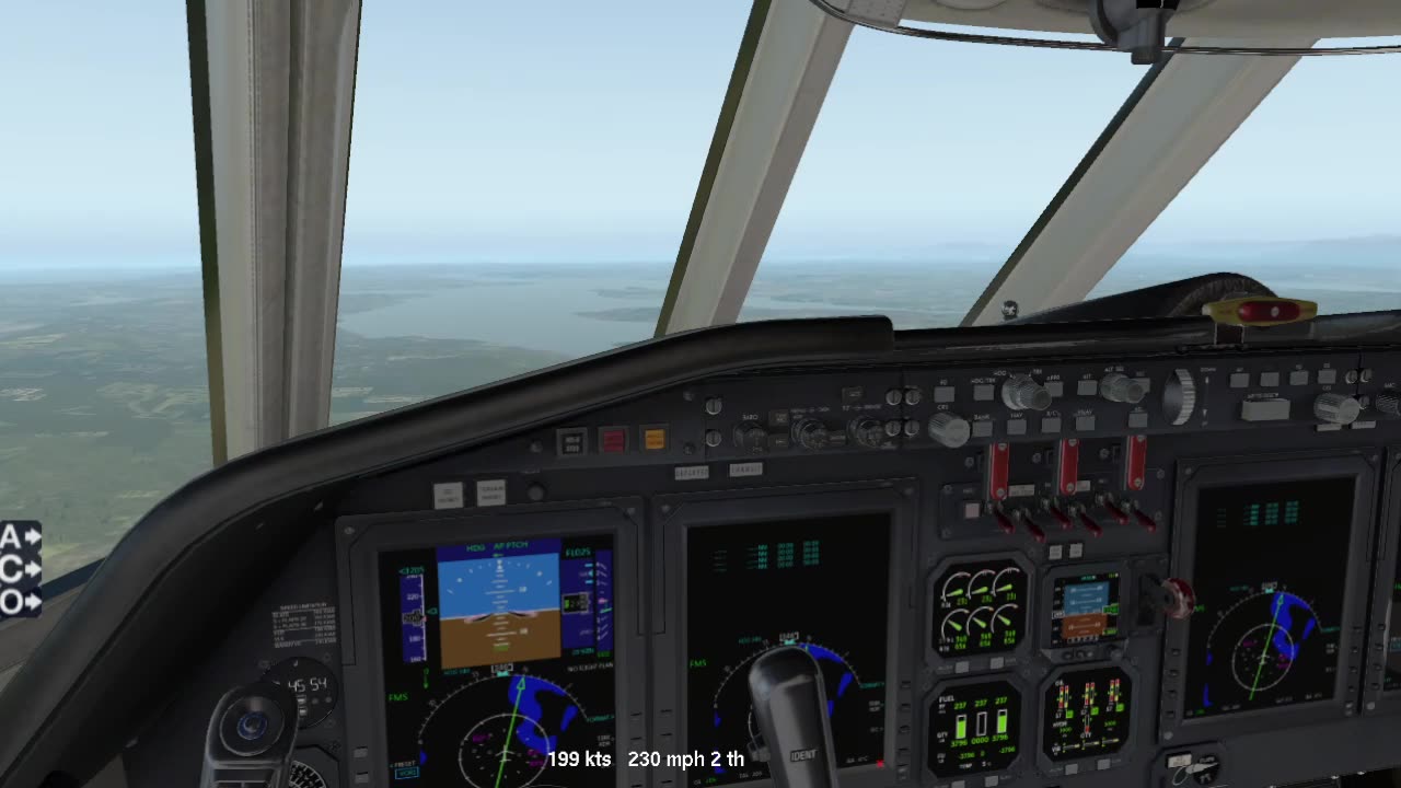 the Carenado FA50EX - Xplane 11.55 - first the test - checkin NAVS now -