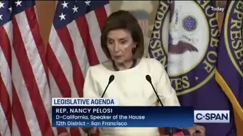 Shhhhh.. Speaker Pelosi has put her vodka down and is about to speak..