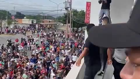 Feeding the "Freedom Fighters" in Venezuala.