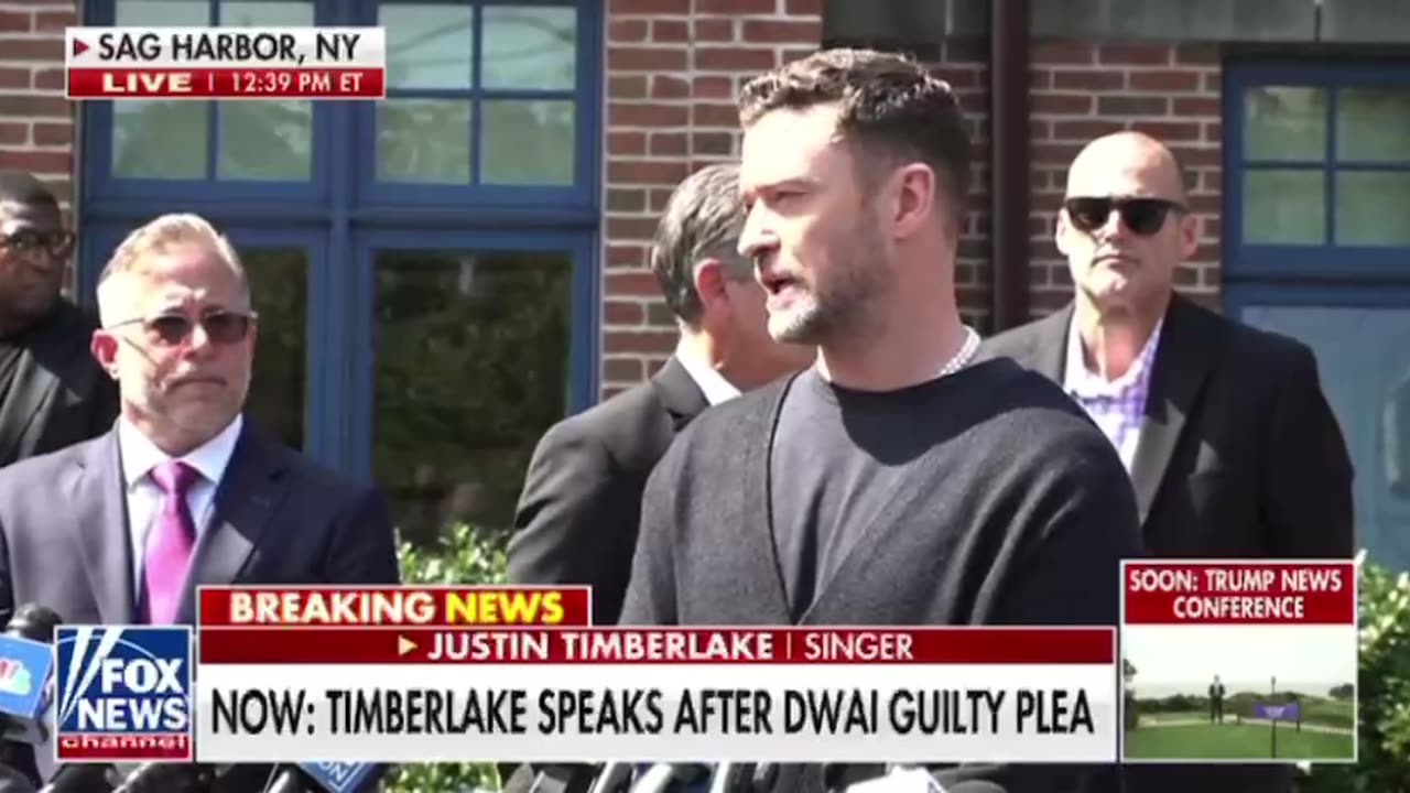 Justin Timberlake makes statement