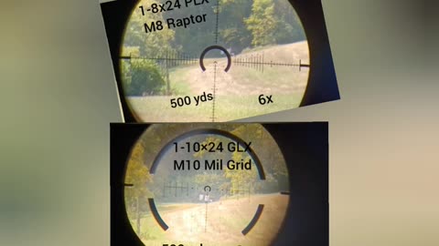 Primary Arms M8 vs M10 reticle LPVO