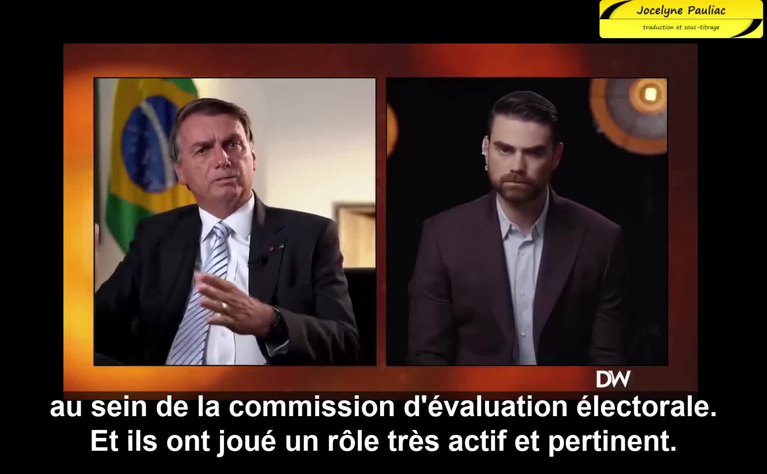 Président Bolsonaro - élections Brésil - vidéo ST français