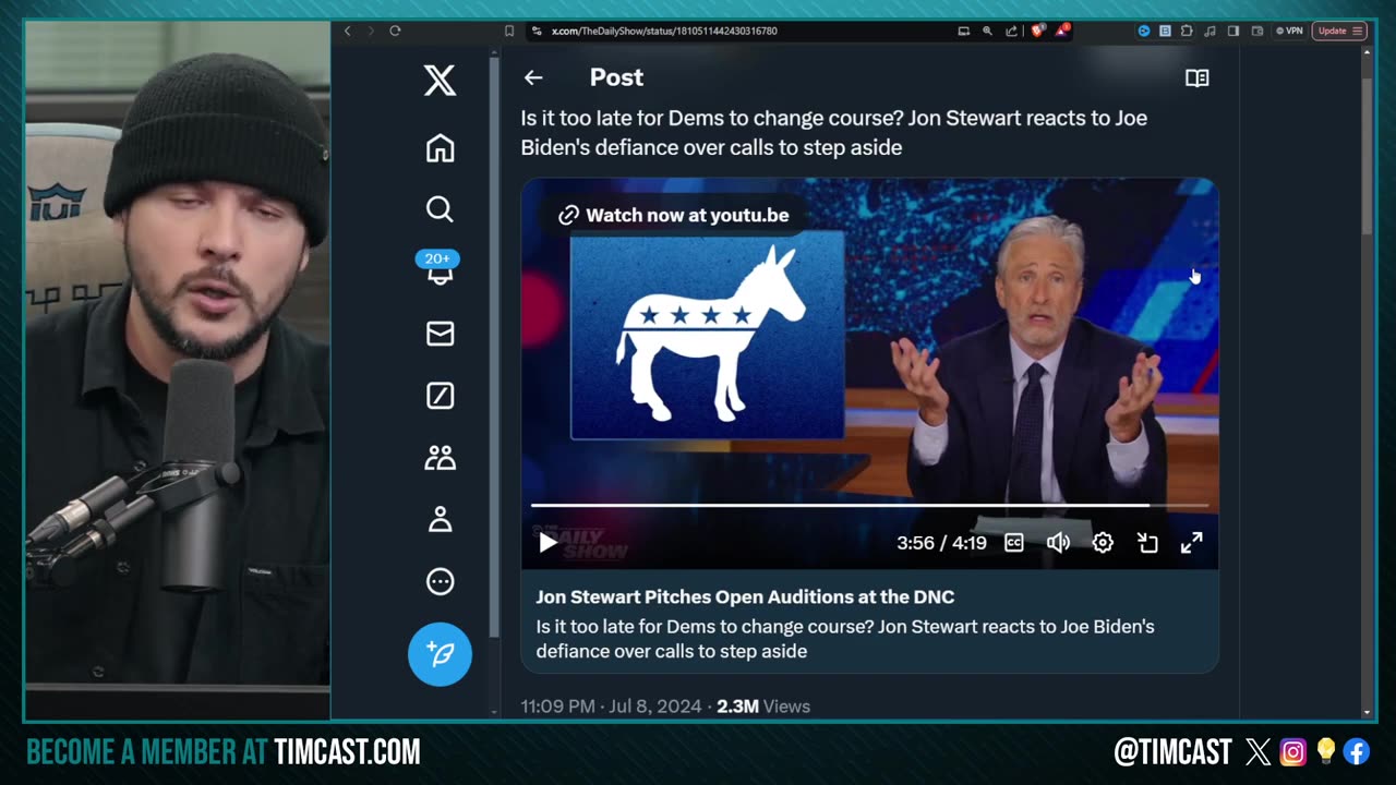 Jon Stewart SLAMS Biden, Calls To OVERTURN Democrat Primary, Media COORDINATES To REMOVE Biden
