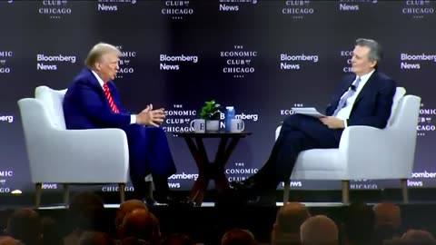 President Trump's Interview with Bloomberg at The Economic Club of Chicago
