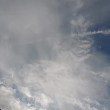 GEO/CHEMTRAIL FRESHLY DELIVERED BY A GANGSTALKING PSYCHO DIRECTLY OVER OUR PROPERTY, THEN WHITE SUN SUDDENLY APPEARS!.