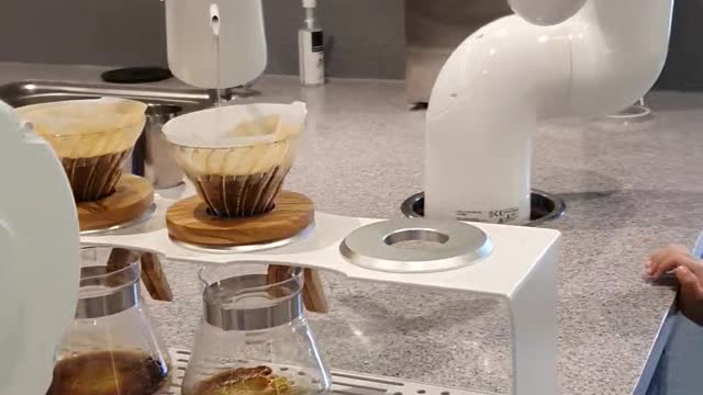a coffee-making robot