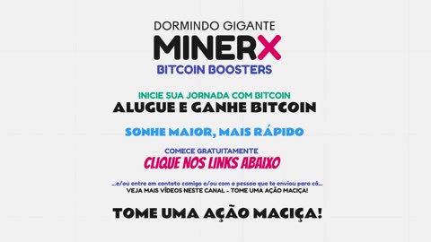 MinerX Brasil - Verdinha Cerca 3X mais Bitcoin Real no Piloto Automático com IA - Top Team Rob Buser