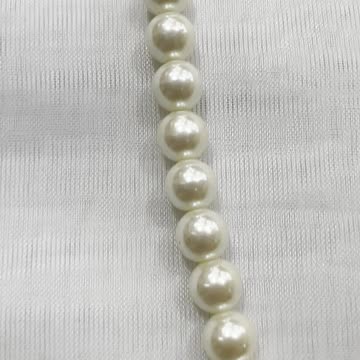 Handmade Unique 19” Statement Necklace with GP Clasp, Japanese Pearl. Leopard