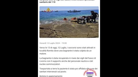 Malori improvvisi dall' 11 al 13 luglio 2024.