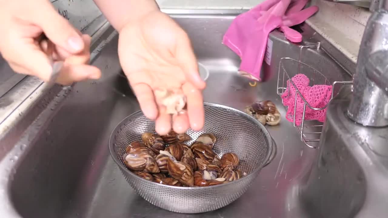 Mukbang Eating "LIVE" Edible White Snails