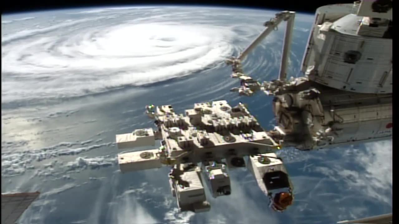 HURRICANE IDALIA IS SEEN FROM THE INTERNATIONAL SPACE STATION AFTER LANDFALL