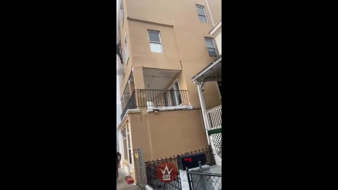 Gah Damn Man Jumps Out Of Apartment Window To Escape Fire