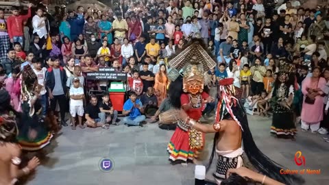 Mahakali Nach, Yenya (Indra Jatra), Hanuman Dhoka, 2080, Day 1