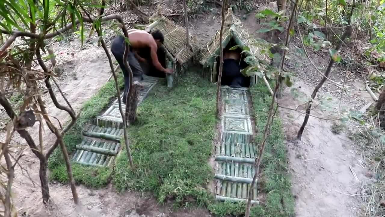 Build Giant Swimming Pool infront of The Bamboo House