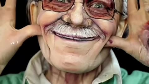 Makeup tribute to Stan Lee