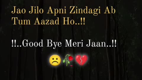 Good bye meri jaan 😥