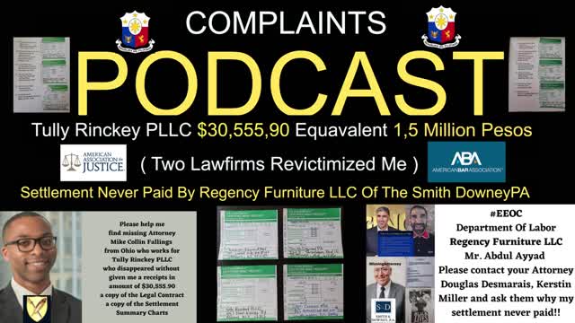 #SMNINews #FoxBusiness #BetterBusinessBureauComplaints #DouglasWDesmaraisEsqSmithDowneyPA #MikeCFallingsEsqTullyRinckeyPLLC #RegencyFurnitureLLC #SmithDowneyPA #TullyRinckeyPLLC #OAN #Newsmax #DailyTribune #FoxBaltimore