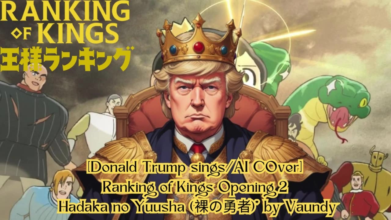 [Donald Trump sings/AI Cover] Ousama Ranking/Ranking of Kings OP 2 |Vaundy - Hadaka no Yuusha 裸の勇者