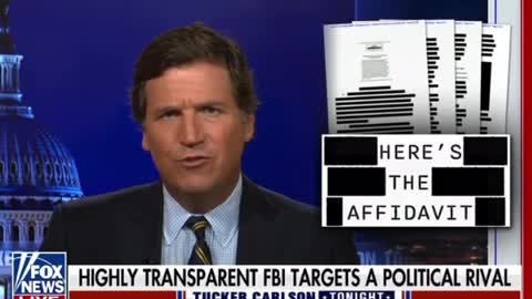 Tucker Carlson: Highly Transparent FBI Targets a Political Rival.