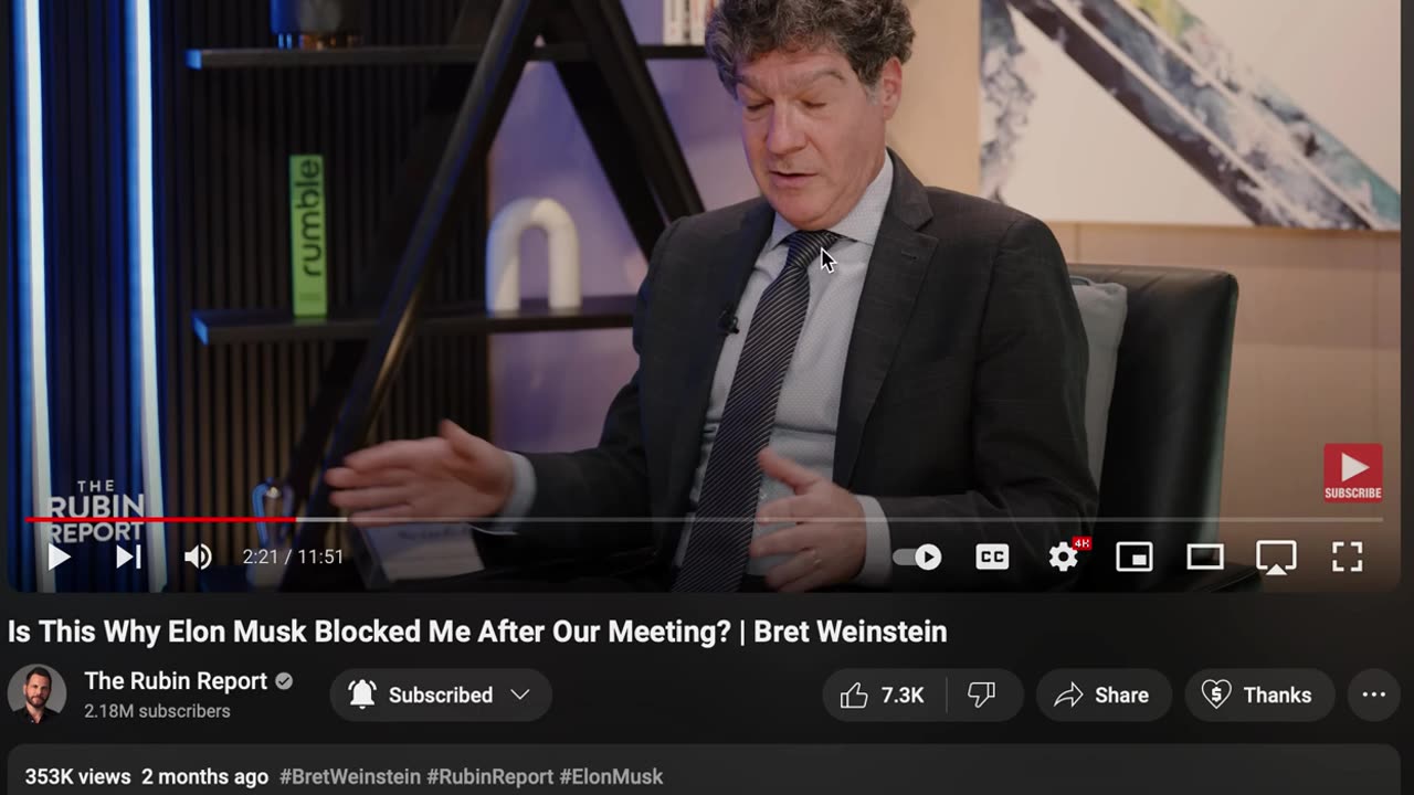 Bret Weinstein Extorts Elon Musk 🤮