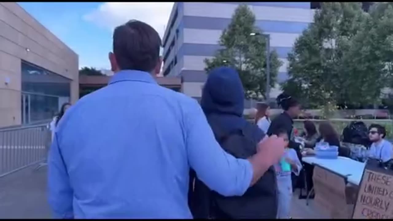 Watch as Steve tries to help illegal migrant enter DNC convention...