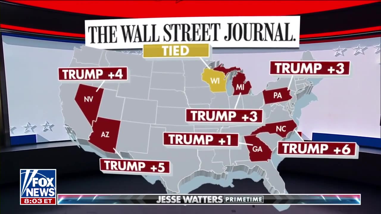 WSJ: Trump CRUSHING Biden in Swing States