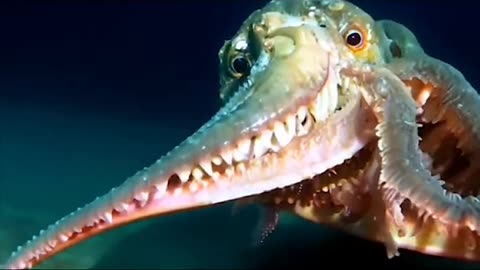 Scary octopus