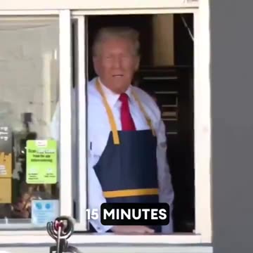 Crowd gathered outside a Pennsylvania McDonald's, chanting ..... ........"We want Trump"