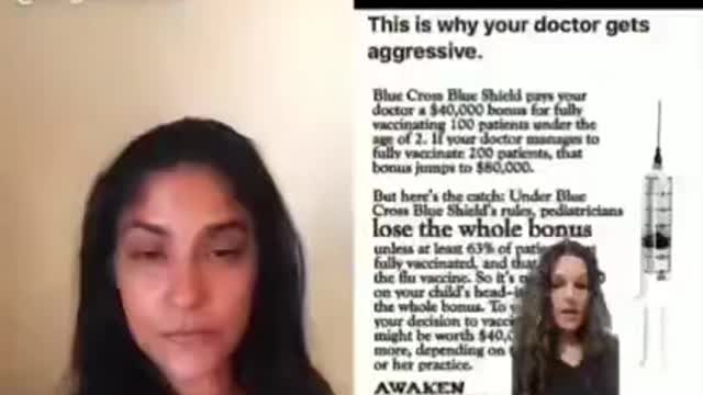 Doctors are paid to get their patients Vaccinated