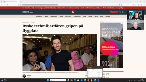 Lunchklubben 25 aug Nato tränar civila och Telegram censureras