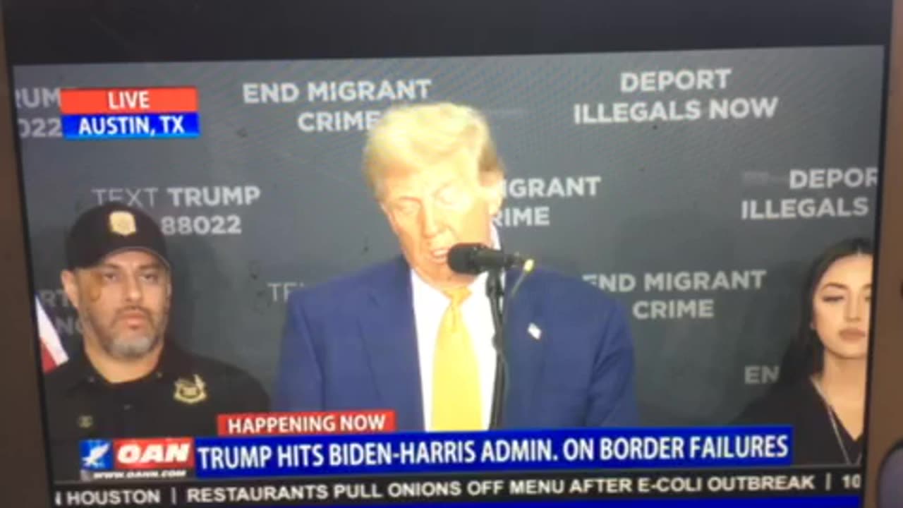 🦅 OANN President Donald Trump hits Biden-Harris administration on border