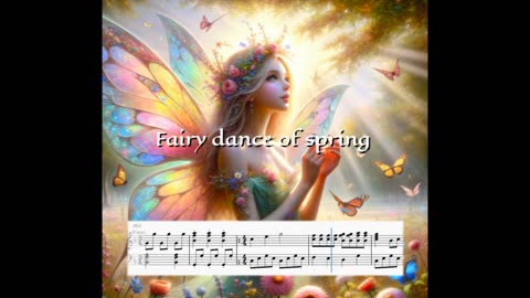 Fairy dance of spring (528 Hz) - in C major - Easy Piano for Beginners