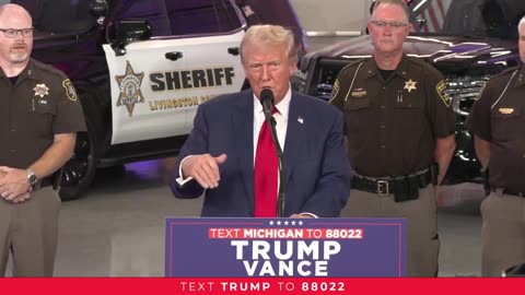 PRESIDENT TRUMP to Law Enforcement