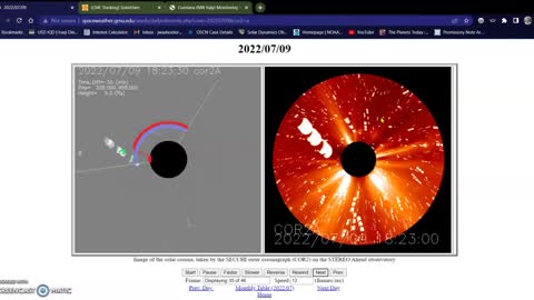 UFO spotted in California and on Seeds, Solar Weather update 07-14-22