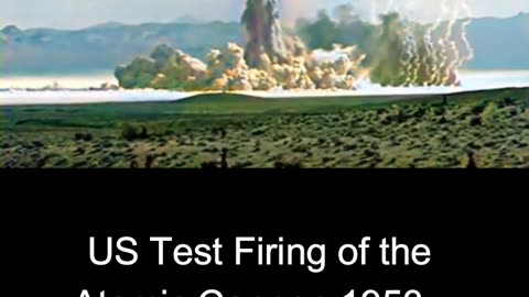 US Test Firing of the Atomic Cannon 1953 - Explosive COLOURIZED Footage 🇺🇸💣💥🎥