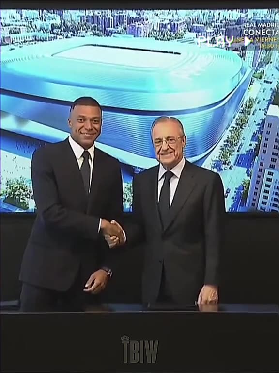Mbappe and Florentino Perez