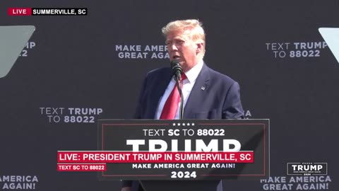 President Trump in Summerville, SC