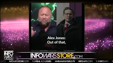 Alex Jones Responds To Claims He's Giving Pierre Poilievre