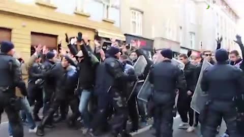 Napad na Hajdukove igrače u centru Splita