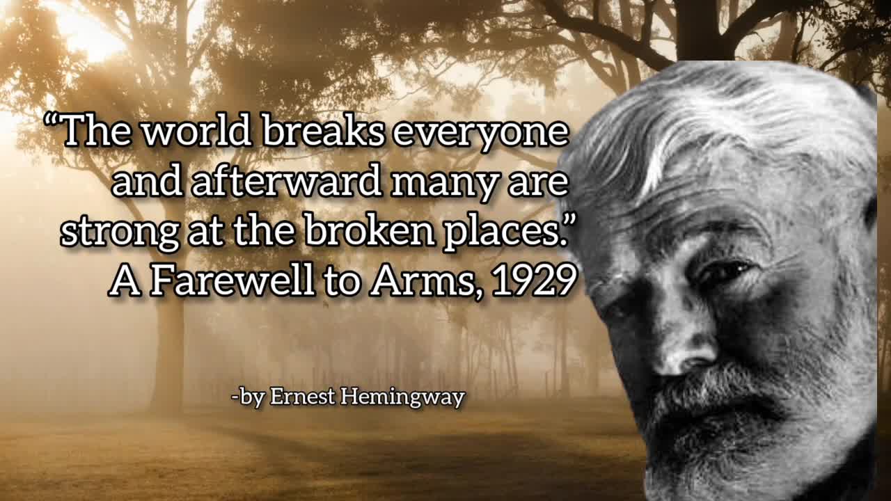 the best Ernest Hemingway quotes.