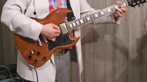 Gibson Sg sound demonstration.