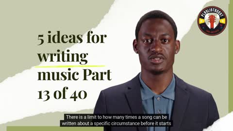 5 ideas for writing music Part 13 of 40