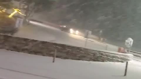 Snowfall in Korea