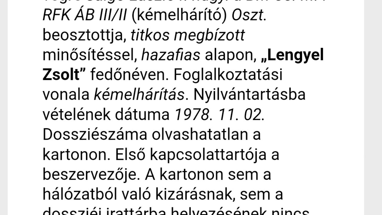 Ügynök,Agent Karikó Katalin