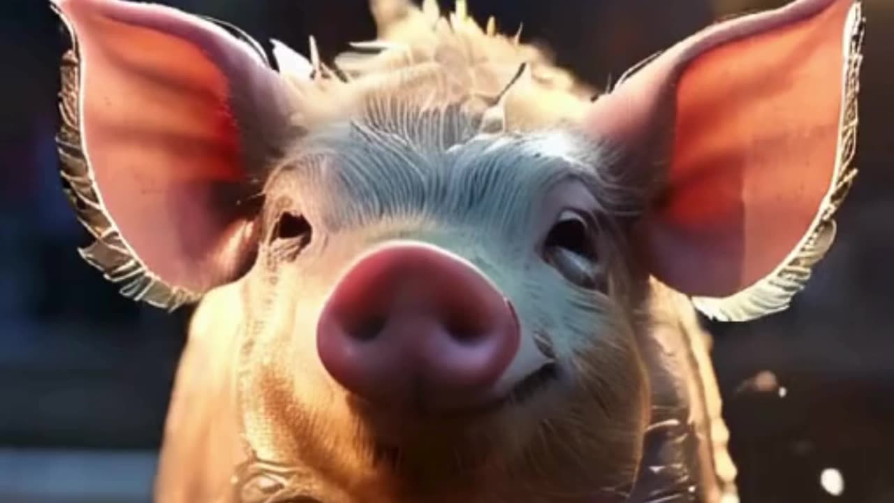 Happy piggies in the rain , funny video #shorts