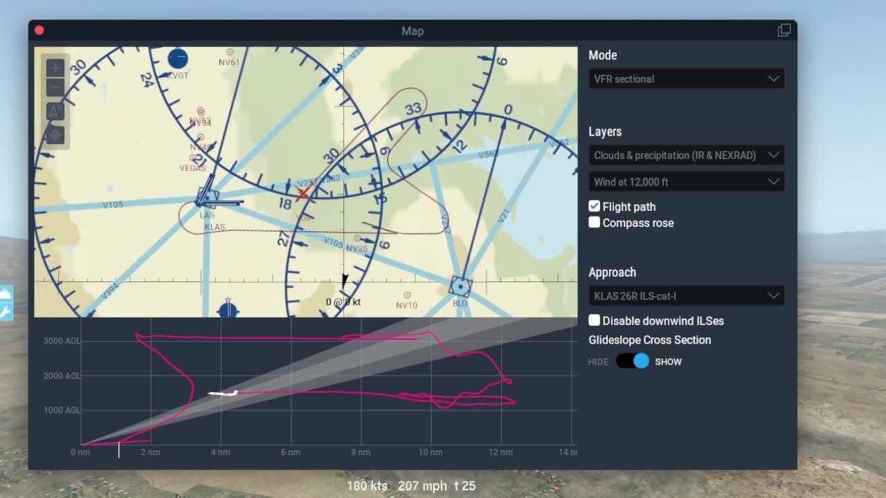 Dash 8 Q400 Legacy - the strangest turns to get a localizer ILS approach - Xplane 11