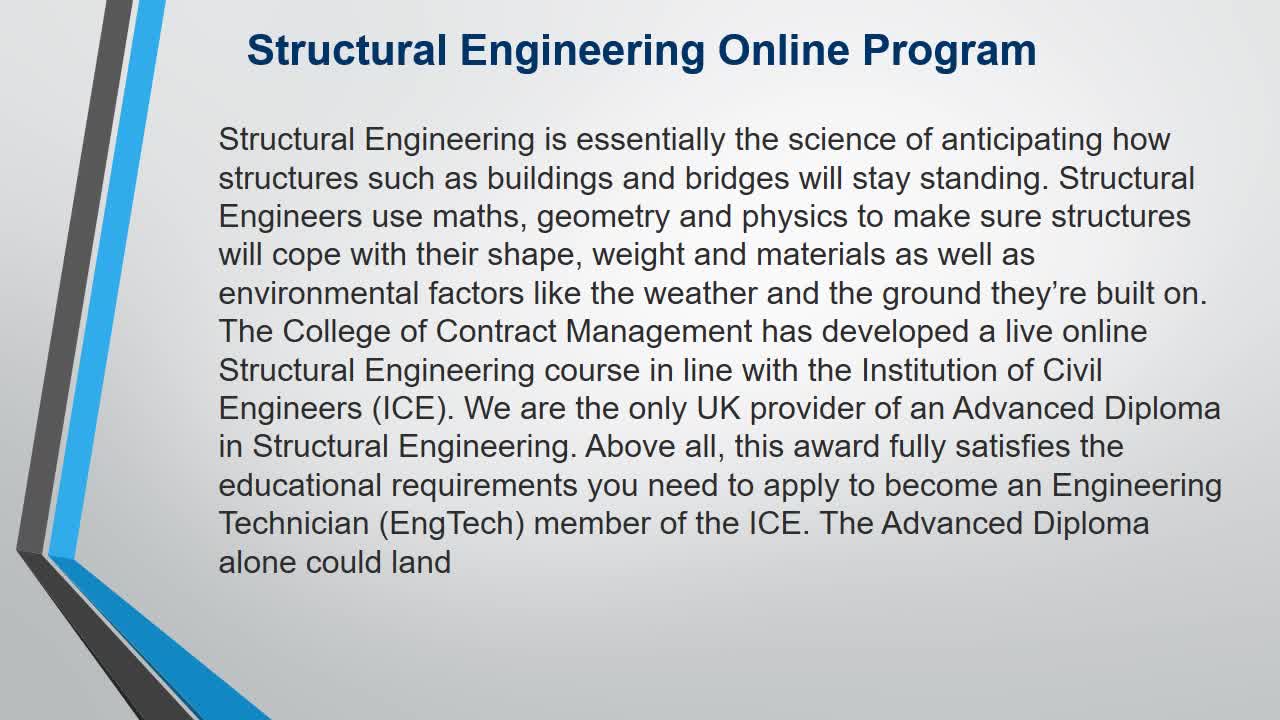 structural engineer courses live online
