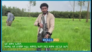 የአማራ ፋኖ በጎጃም ተፈራ ዳምጤ ክፍለ ጦር የደጋ ዳሞት ብርጌድ ሕዝብ ግ ንኙነት ሃላፊ ከሆነው ፋኖ ዳሞት አለኸኝ ጋር የተደረገ ቆይታ