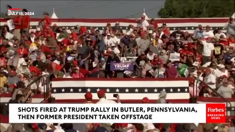 BREAKING NEWS: Shots Fired At Trump Rally, Former President Pumps Fist As He's Rushed Off Stage