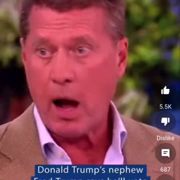 Donald Trump's nephew Fred Trump says he'll vote for Harris